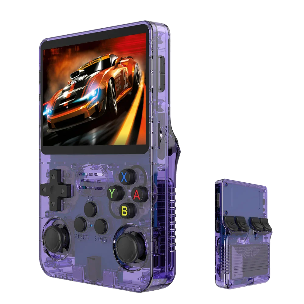 BOYHOM R36S Retro Handheld Gaming Console – Linux System, 3.5″ IPS Display