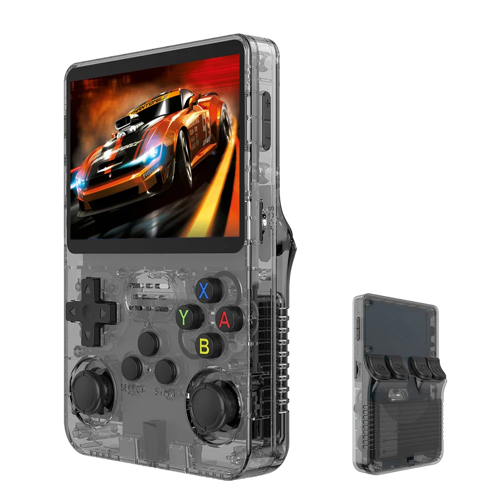 BOYHOM R36S Retro Handheld Gaming Console – Linux System, 3.5″ IPS Display