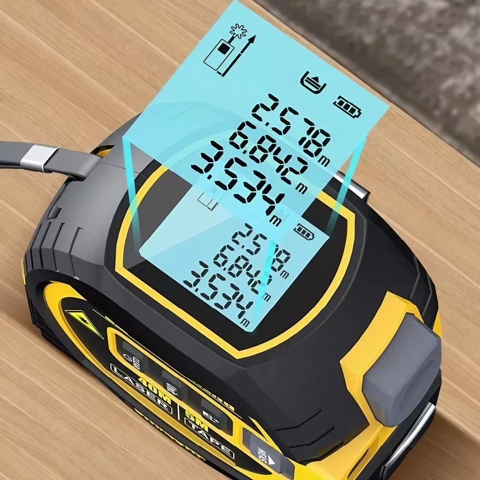 3-in-1 Infrared Laser Distance Measuring Tool