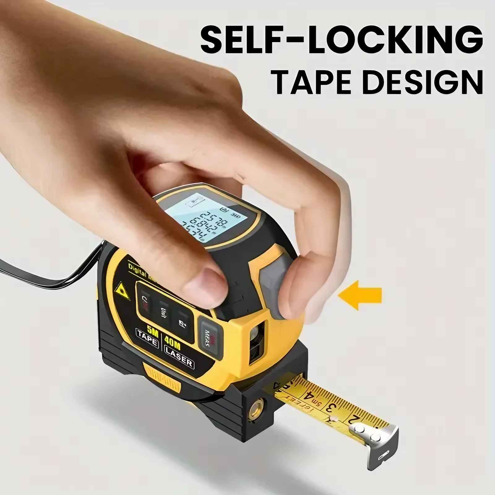 3-in-1 Infrared Laser Distance Measuring Tool
