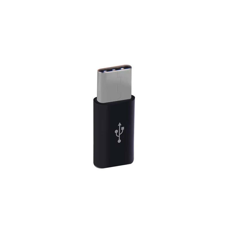 LED USB 3.0 to Type-C Adapter - OTG USB-C and USB-A to Micro USB Female Connector for Samsung, Xiaomi, and POCO Devices.