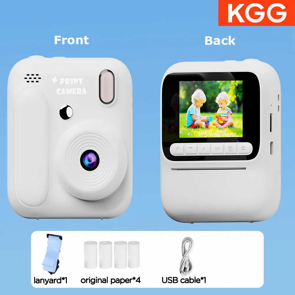 1080p Instant Camera with Color Printing