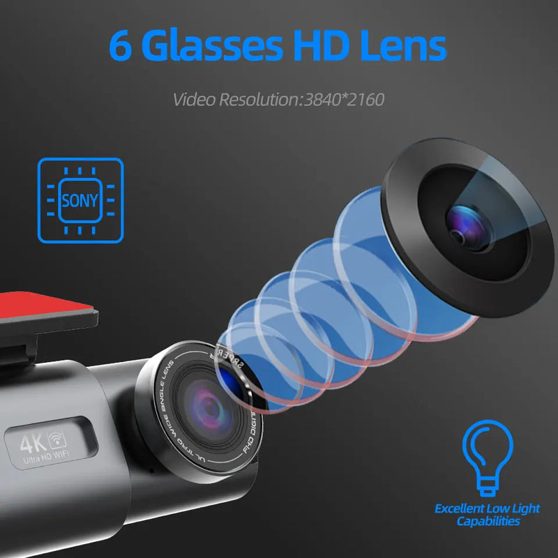 Acceo 4K UHD Dash Cam.