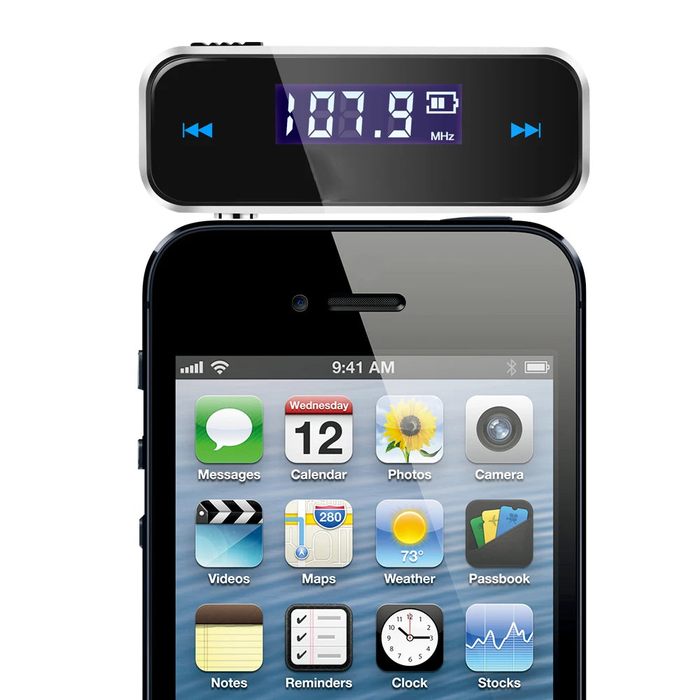 Kebidumei Wireless 3.5mm Audio FM Transmitter