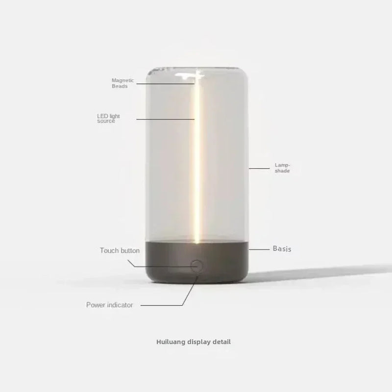 Portable Quantum Wire Ambient Magnetic Light with Type-C Charging and Eye Protection for Bedroom, Study, Camping, and Holiday Gifting