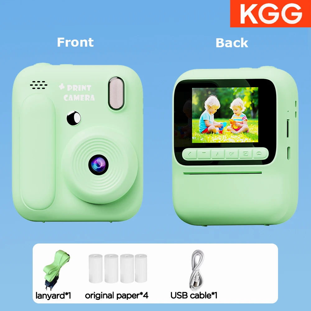 1080p Instant Camera with Color Printing