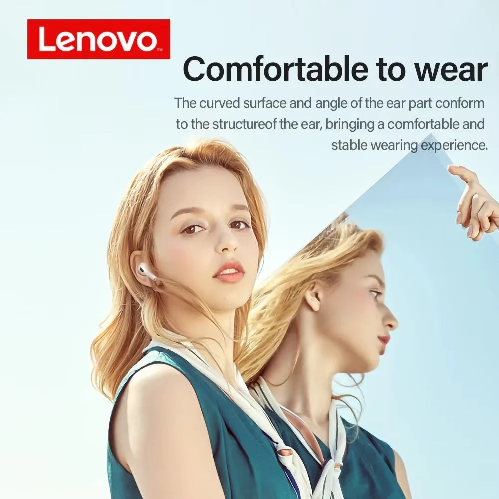 Lenovo LP40 Wireless Bluetooth Earbuds.