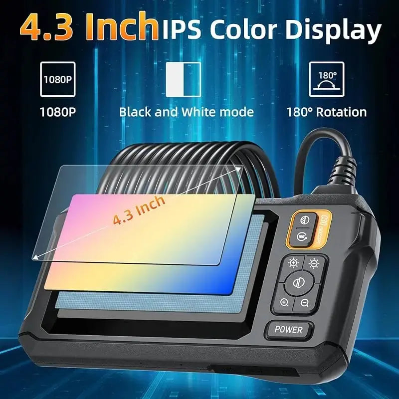 8mm endoscope camera for precise inspections, featuring high-resolution imaging and flexible design