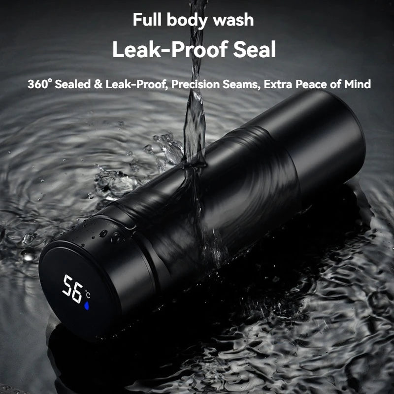 500ML Smart Temperature Control Thermos Bottle - Insulated Sports Water Cup for Car, Maintains Hot and Cold Beverages, Vacuum Flask