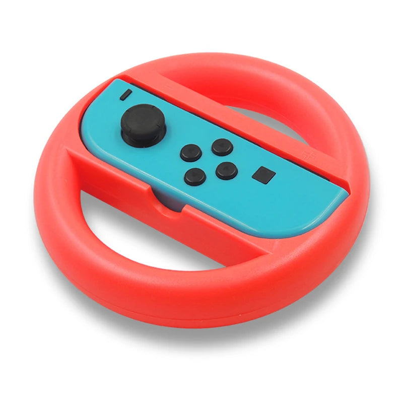 2-Pack Game Steering Wheel Controller Grip for Joy-Cons