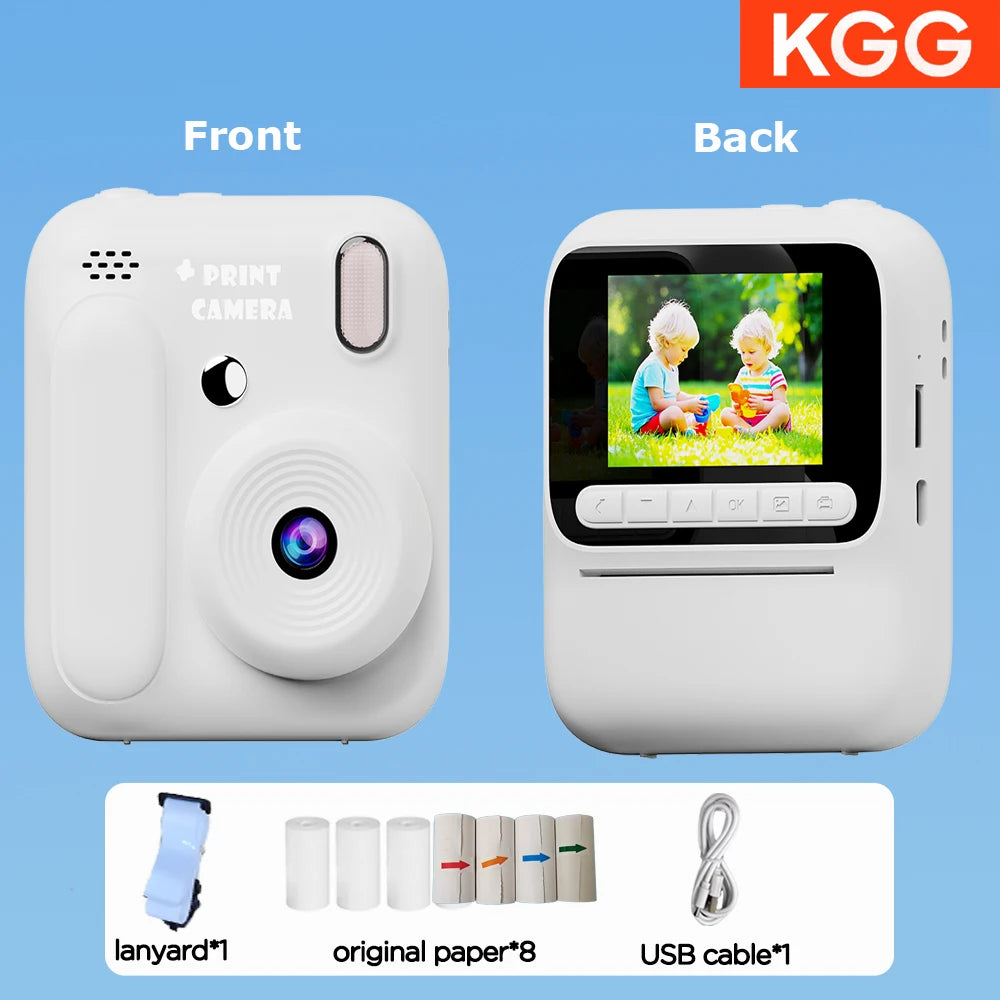 1080p Instant Camera with Color Printing