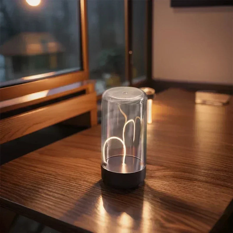 Portable Quantum Wire Ambient Magnetic Light with Type-C Charging and Eye Protection for Bedroom, Study, Camping, and Holiday Gifting