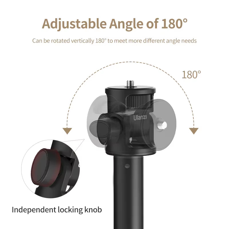 Ulanzi MT-79 Extendable Tripod with 1/4" Screw for DSLR Cameras, Smartphones, Fill Lights, and Microphones