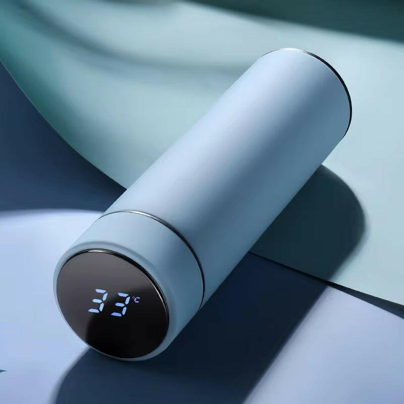 Digital Thermal Water Bottle 500mL | Leakproof Stainless Steel Vacuum Flask for Coffee, Milk & More!.