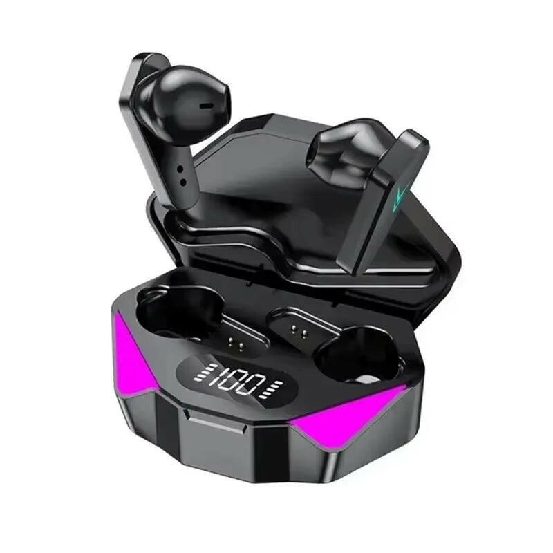 X15 TWS Bluetooth Wireless Gaming Earphones with 65ms Low Latency and Built-in Microphone.