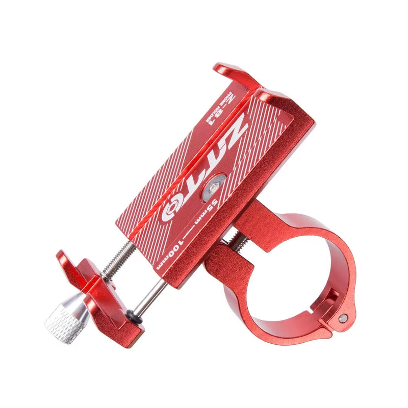 ZTTO Universal Bicycle Phone Holder - Durable Metal Mount for MTB, Road Bike, and Motorcycle, Compatible with Mobile Devices and GPS.