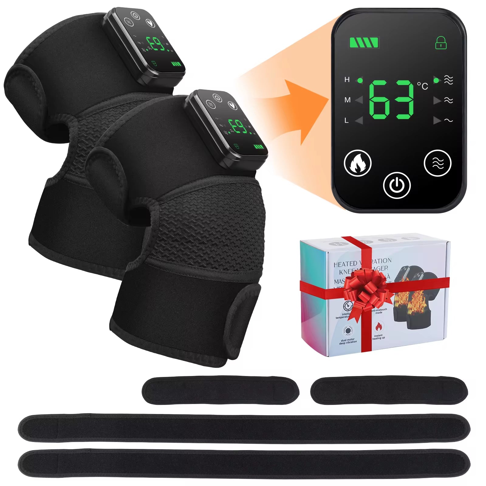 Electric Shoulder Massager with Heating and Vibration for Ultimate Relaxation and Comfort.
